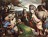 Jacopo Bassano Wall Art - The Three Magi